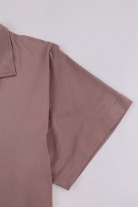 訂做淨色短袖恤衫  訂製員工制服  上班恤衫  100%Polyester 恤衫供應商 R354  細節-1